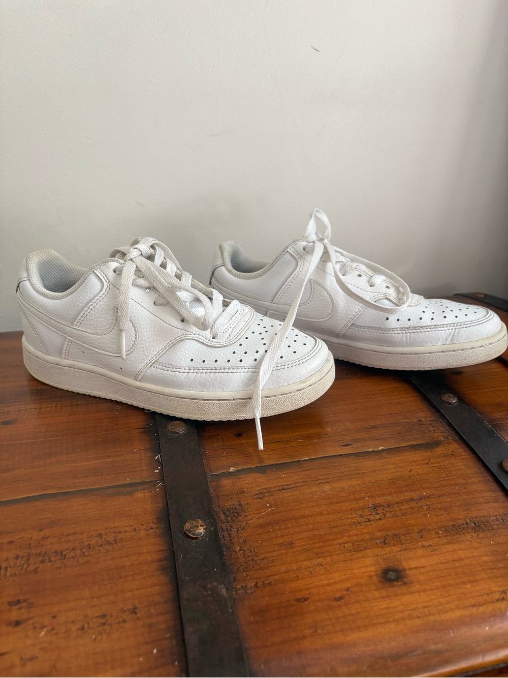 Nike Women's White Leather Sneakers